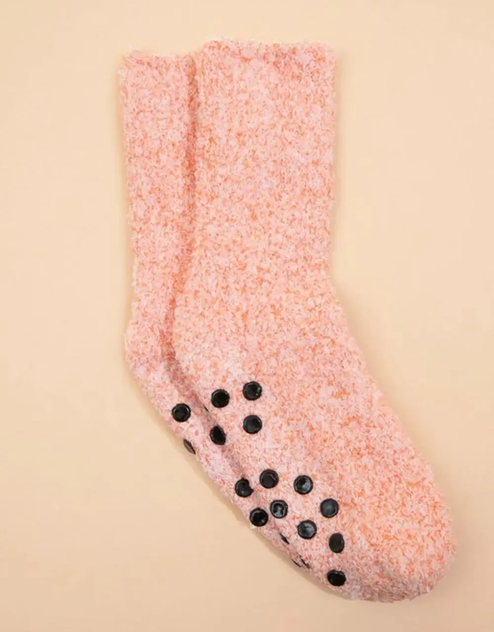 NWT Shapermint Pink Fuzzy Slipper Sock Small